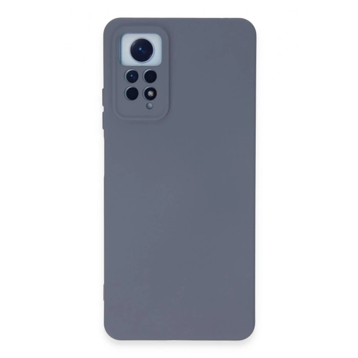 Newface Xiaomi Redmi Note 12 Pro 4G Kılıf Nano içi Kadife Silikon - Gri