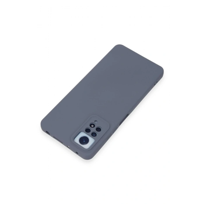 Newface Xiaomi Redmi Note 12 Pro 4G Kılıf Nano içi Kadife Silikon - Gri