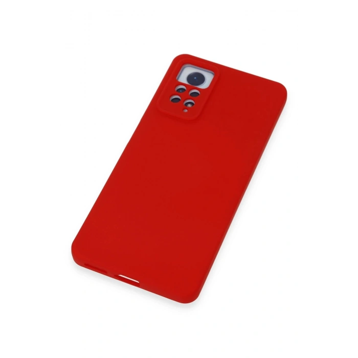 Newface Xiaomi Redmi Note 12 Pro 4G Kılıf Nano içi Kadife Silikon - Kırmızı