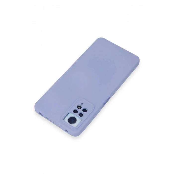 Newface Xiaomi Redmi Note 12 Pro 4G Kılıf Nano içi Kadife Silikon - Lila