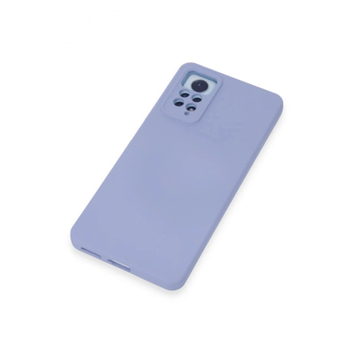 Newface Xiaomi Redmi Note 12 Pro 4G Kılıf Nano içi Kadife Silikon - Lila