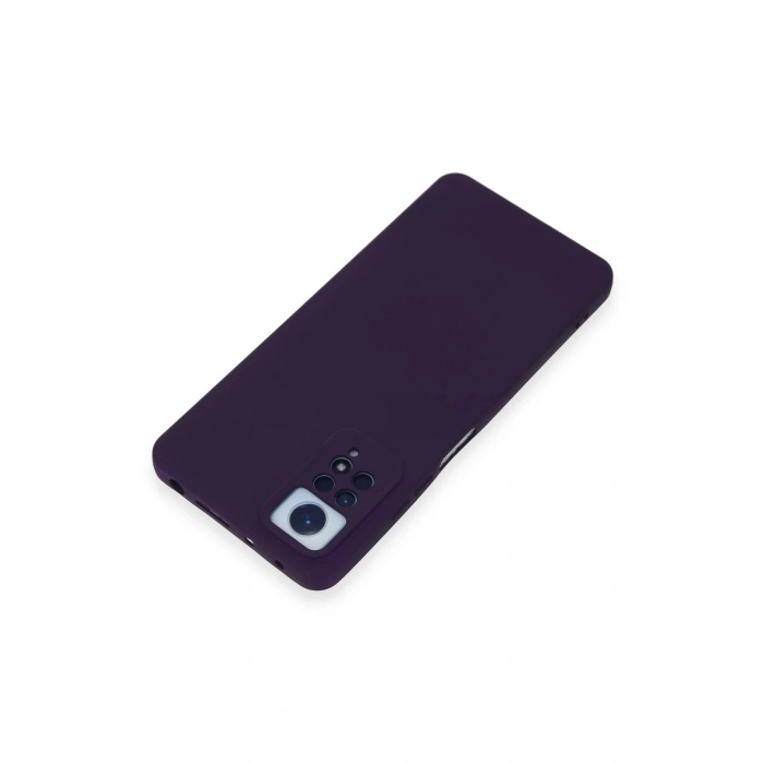 Newface Xiaomi Redmi Note 12 Pro 4G Kılıf Nano içi Kadife Silikon - Mor