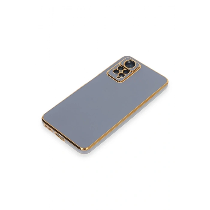 Newface Xiaomi Redmi Note 12 Pro 4G Kılıf Volet Silikon - Mavi