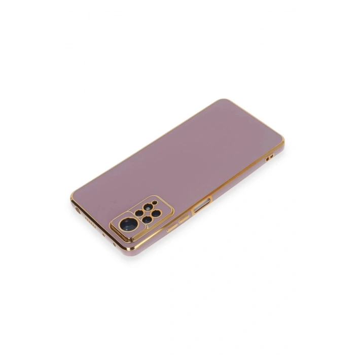 Newface Xiaomi Redmi Note 12 Pro 4G Kılıf Volet Silikon - Mor