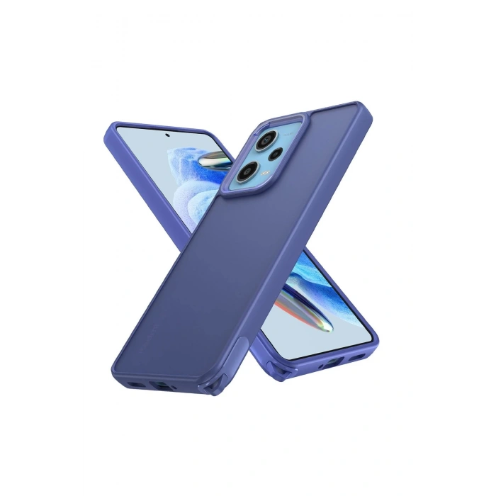 Newface Xiaomi Redmi Note 12 Pro 5G Kılıf Elegant Kapak - Açık Mavi