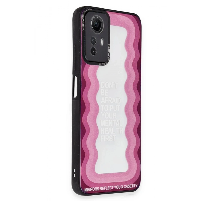 Newface Xiaomi Redmi Note 12 Pro 5G Kılıf Mirror Desenli Kapak - Mirror - 11