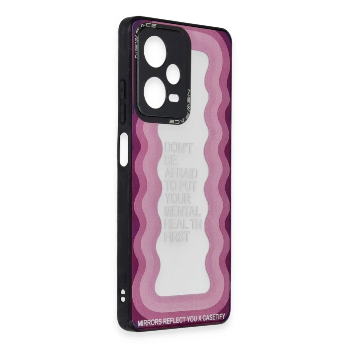 Newface Xiaomi Redmi Note 12 Pro 5G Kılıf Mirror Desenli Kapak - Mirror - 11