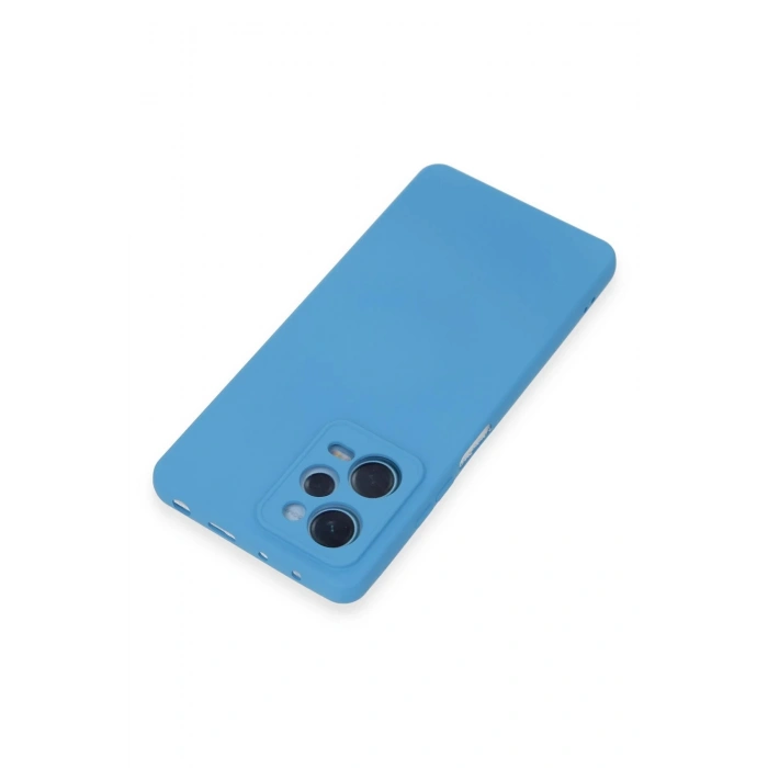 Newface Xiaomi Redmi Note 12 Pro 5G Kılıf Nano içi Kadife Silikon - Mavi