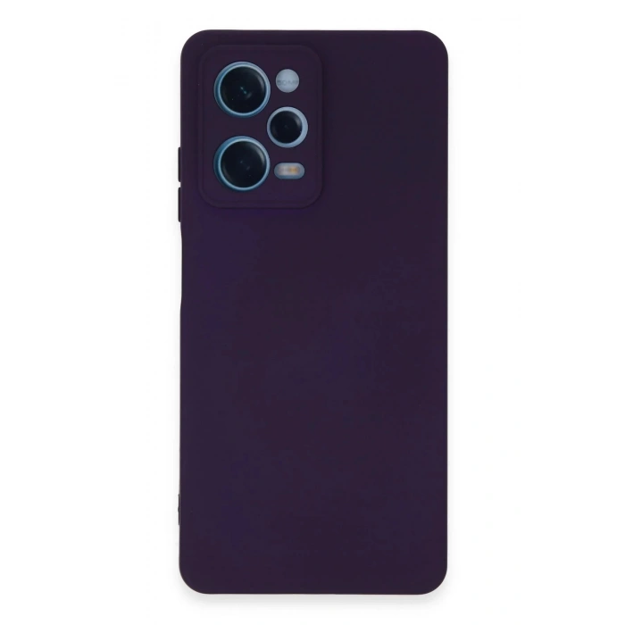 Newface Xiaomi Redmi Note 12 Pro 5G Kılıf Nano içi Kadife Silikon - Mor