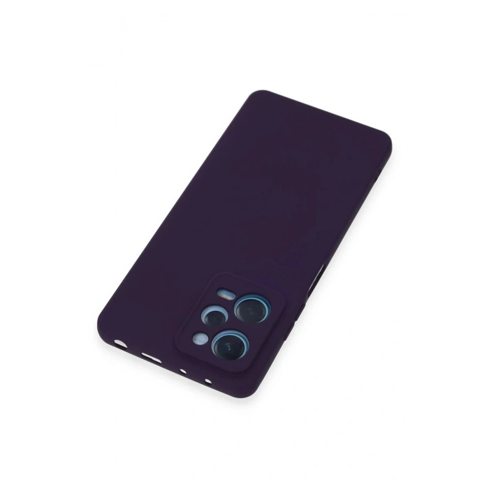 Newface Xiaomi Redmi Note 12 Pro 5G Kılıf Nano içi Kadife Silikon - Mor