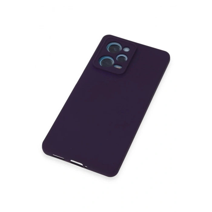 Newface Xiaomi Redmi Note 12 Pro 5G Kılıf Nano içi Kadife Silikon - Mor
