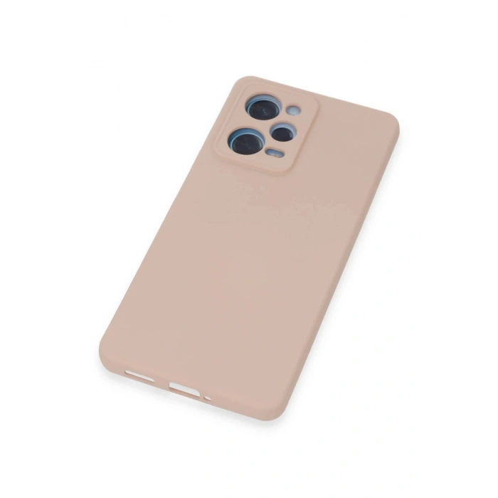 Newface Xiaomi Redmi Note 12 Pro 5G Kılıf Nano içi Kadife Silikon - Pudra