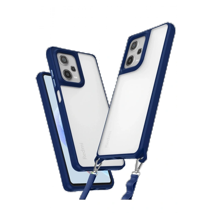 Newface Xiaomi Redmi Note 12 Pro 5G Kılıf Penta Silikon Kılıf - Lacivert