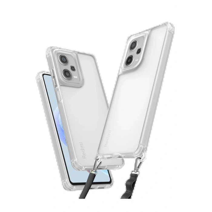 Newface Xiaomi Redmi Note 12 Pro 5G Kılıf Penta Silikon Kılıf - Şeffaf