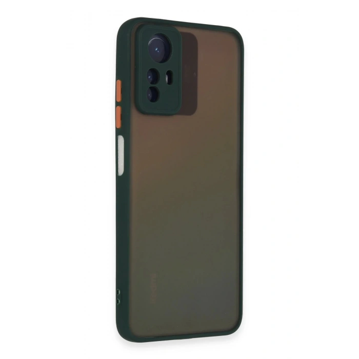 Newface Xiaomi Redmi Note 12S Kılıf Montreal Silikon Kapak - Yeşil