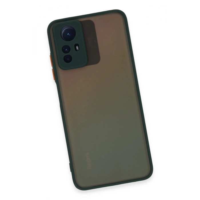 Newface Xiaomi Redmi Note 12S Kılıf Montreal Silikon Kapak - Yeşil