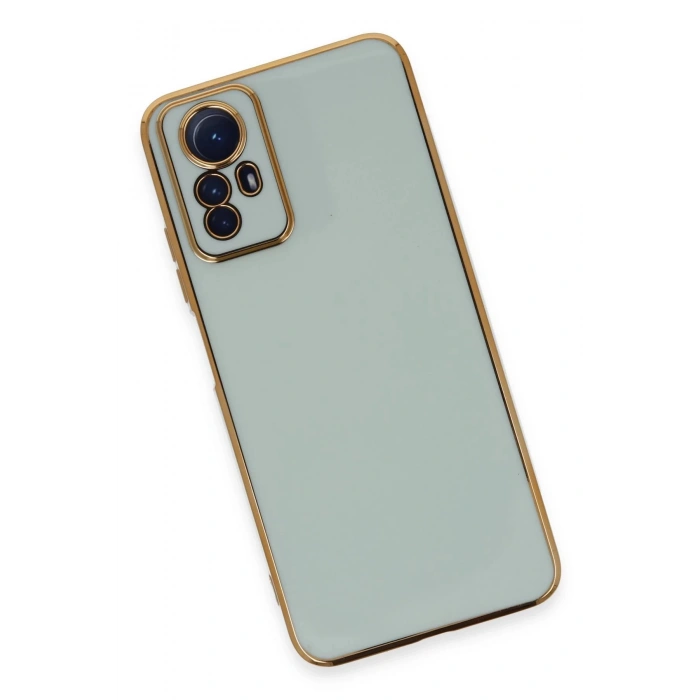 Newface Xiaomi Redmi Note 12S Kılıf Volet Silikon - Açık Yeşil