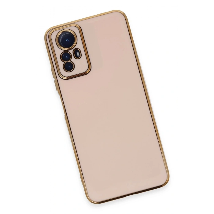 Newface Xiaomi Redmi Note 12S Kılıf Volet Silikon - Pembe