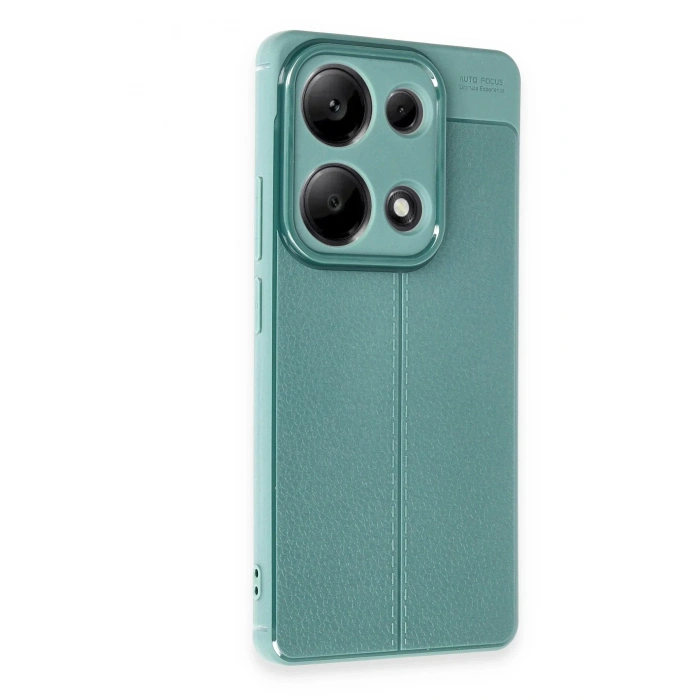 Newface Xiaomi Redmi Note 13 Pro 4G Kılıf Auto Focus Kapak - Koyu Yeşil