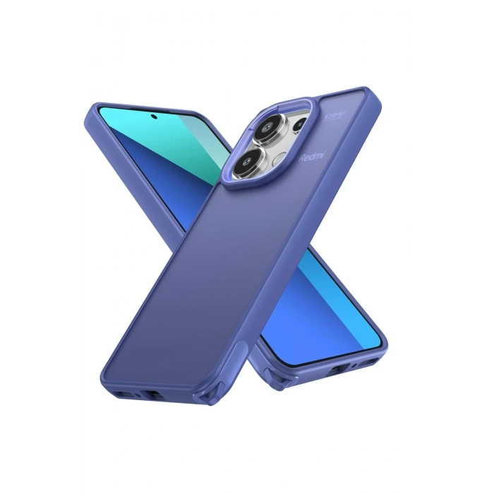 Newface Xiaomi Redmi Note 13 Pro 4G Kılıf Elegant Kapak - Açık Mavi