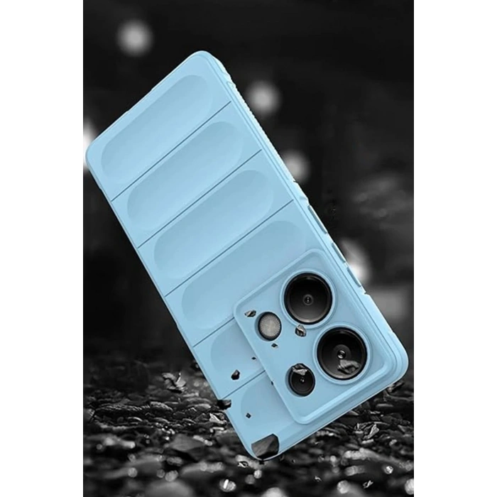 Newface Xiaomi Redmi Note 13 Pro 4G Kılıf Optimum Silikon - Krem