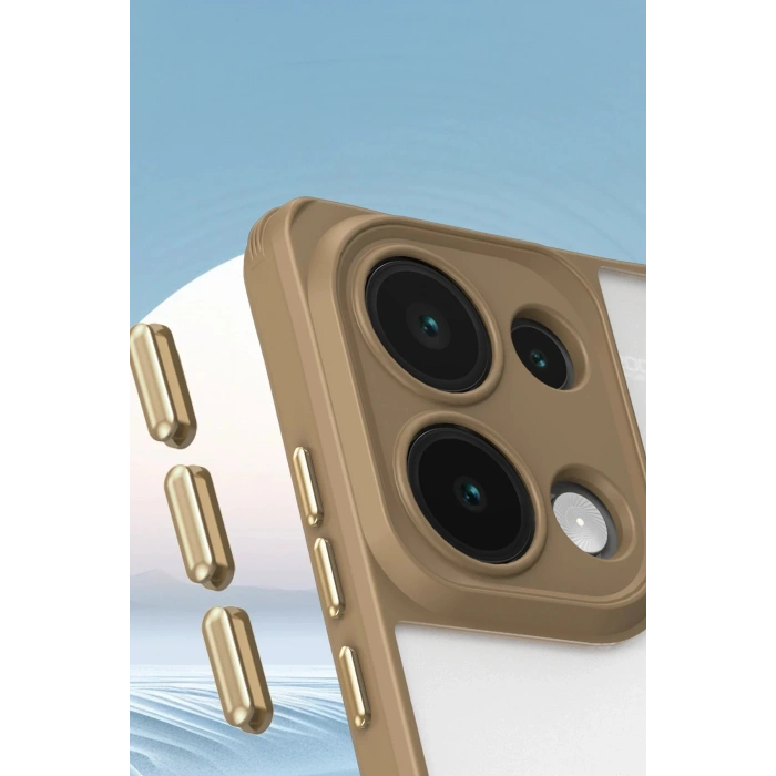 Newface Xiaomi Redmi Note 13 Pro 4G Kılıf Penta Silikon Kılıf - Şeffaf