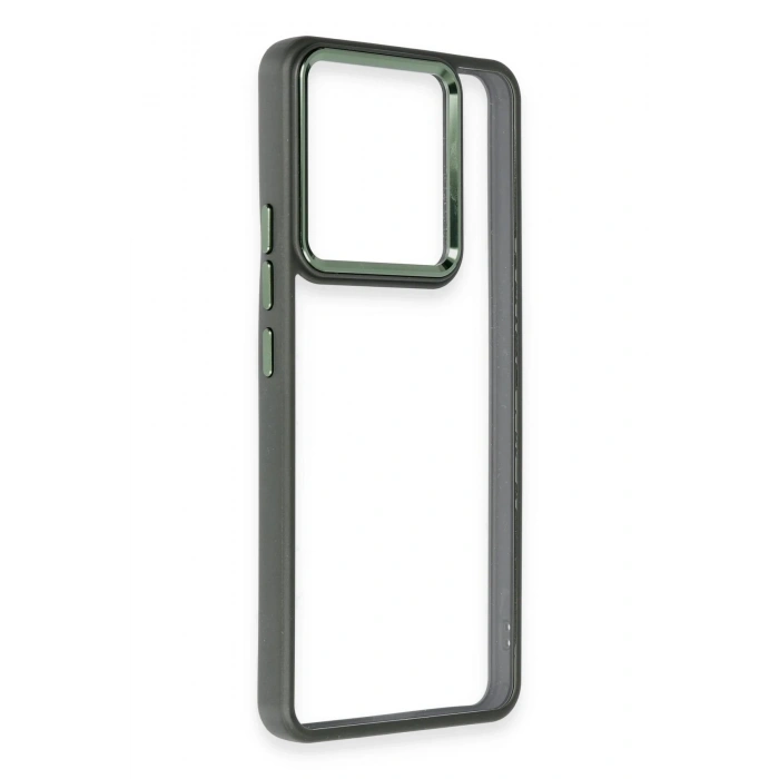 Newface Xiaomi Redmi Note 13 Pro 4G Kılıf Power Silikon - Koyu Yeşil