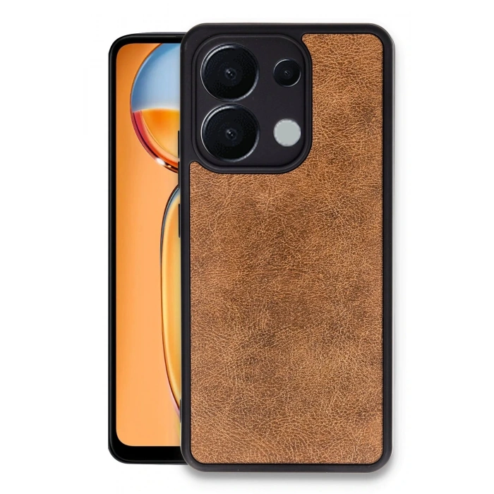 Newface Xiaomi Redmi Note 13 Pro 5G Kılıf Aras Deri Kapak - Taba