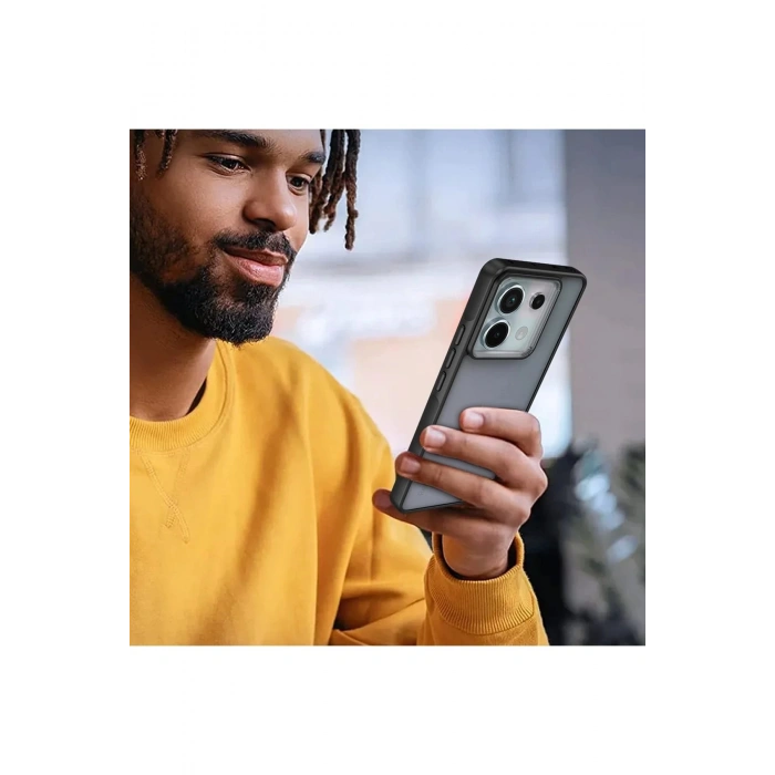 Newface Xiaomi Redmi Note 13 Pro 5G Kılıf Elegant Kapak - Pudra