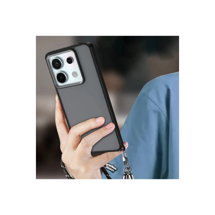 Newface Xiaomi Redmi Note 13 Pro 5G Kılıf Elegant Kapak - Siyah