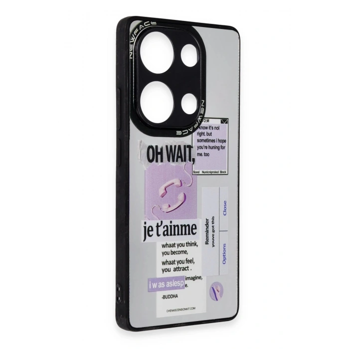 Newface Xiaomi Redmi Note 13 Pro 5G Kılıf Mirror Desenli Kapak - Mirror - 4