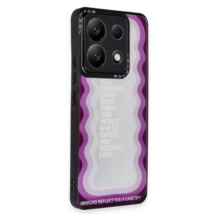 Newface Xiaomi Redmi Note 13 Pro 5G Kılıf Mirror Desenli Kapak - Mirror - 5