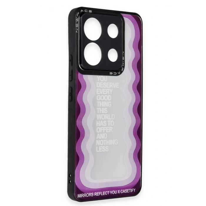 Newface Xiaomi Redmi Note 13 Pro 5G Kılıf Mirror Desenli Kapak - Mirror - 5