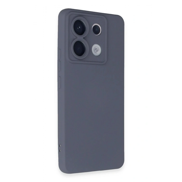 Newface Xiaomi Redmi Note 13 Pro 5G Kılıf Nano içi Kadife Silikon - Gri