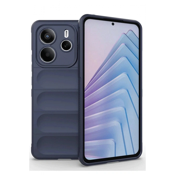 Newface Xiaomi Redmi Note 14 4G Kılıf Optimum Silikon - Lacivert