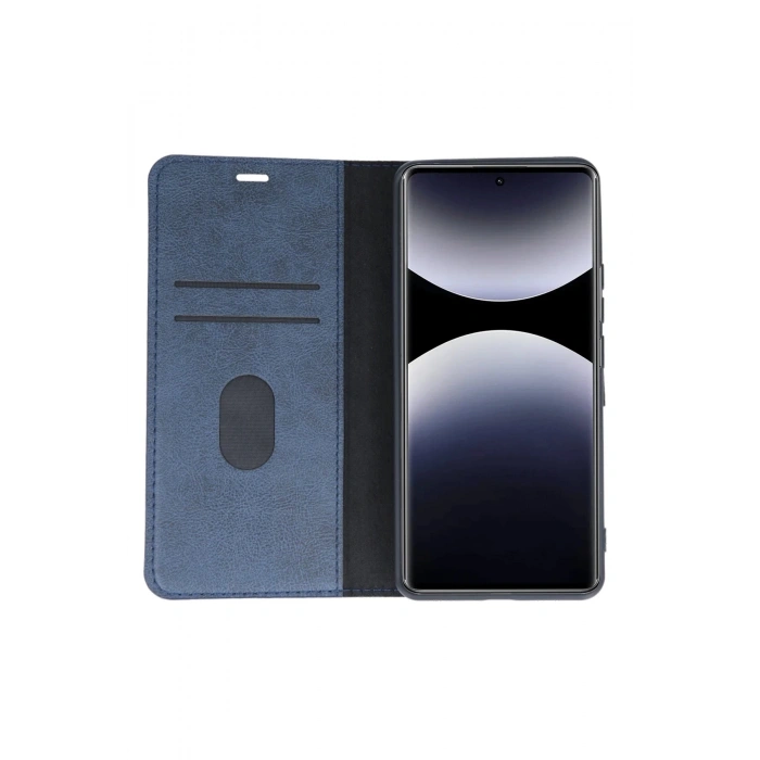 Newface Xiaomi Redmi Note 14 4G Kılıf Trend S Plus Kapaklı Kılıf - Lacivert