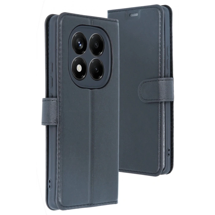 Newface Xiaomi Redmi Note 14 4G Kılıf Trend S Plus Kapaklı Kılıf - Siyah