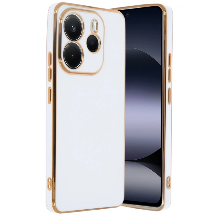 Newface Xiaomi Redmi Note 14 4G Kılıf Volet Silikon - Beyaz