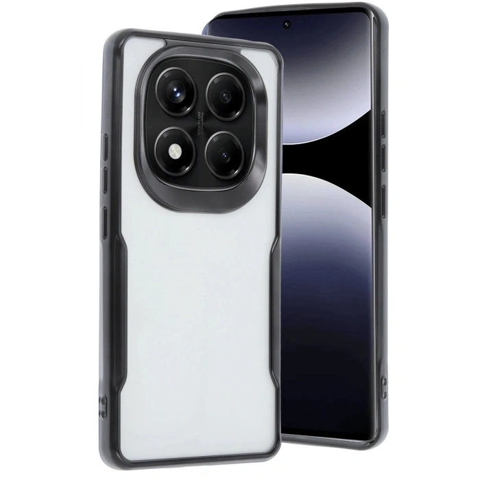 Newface Xiaomi Redmi Note 14 Pro 4G Kılıf Boyi Silikon Kapak - Siyah