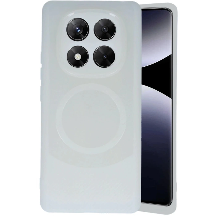 Newface Xiaomi Redmi Note 14 Pro 4G Kılıf Maya Karbon Kapak - Krem