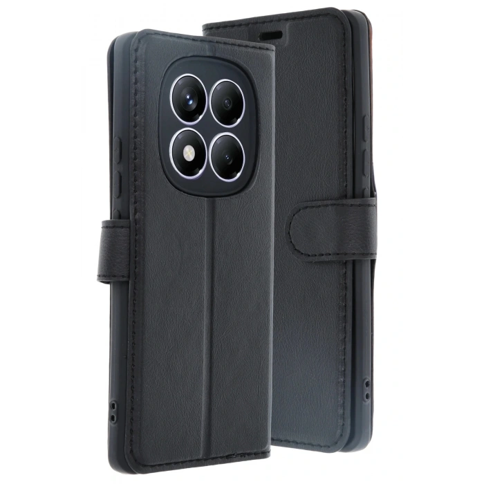 Newface Xiaomi Redmi Note 14 Pro 4G Kılıf Trend S Plus Kapaklı Kılıf - Siyah