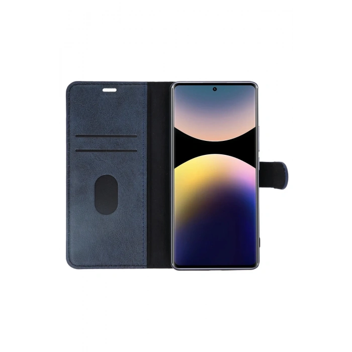 Newface Xiaomi Redmi Note 14 Pro 4G Kılıf Trend S Plus Kapaklı Kılıf - Yeşil