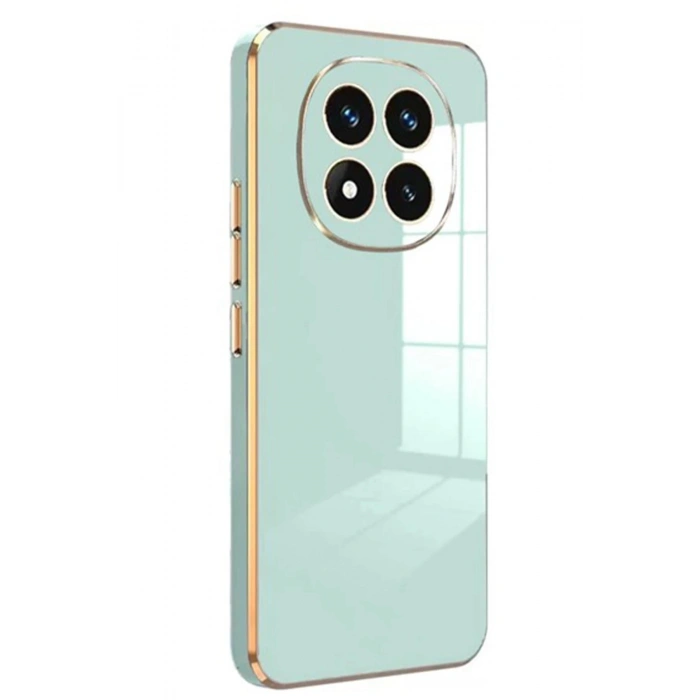 Newface Xiaomi Redmi Note 14 Pro 4G Kılıf Volet Silikon - Açık Yeşil