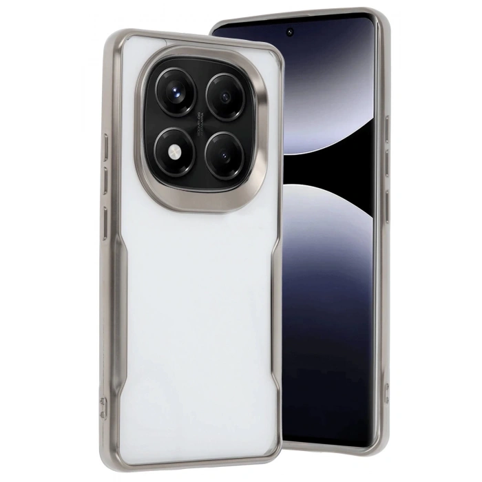 Newface Xiaomi Redmi Note 14 Pro 5G Kılıf Boyi Silikon Kapak - Titan Gri