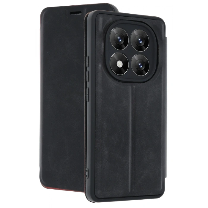 Newface Xiaomi Redmi Note 14 Pro 5G Kılıf Flip Cover - Siyah