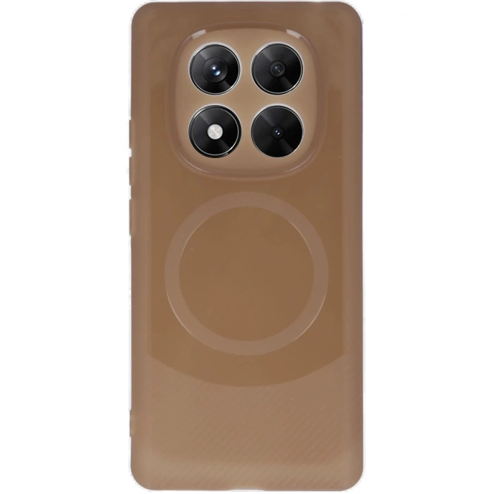 Newface Xiaomi Redmi Note 14 Pro 5G Kılıf Maya Karbon Kapak - Kahverengi