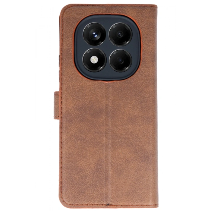 Newface Xiaomi Redmi Note 14 Pro 5G Kılıf Trend S Plus Kapaklı Kılıf - Taba