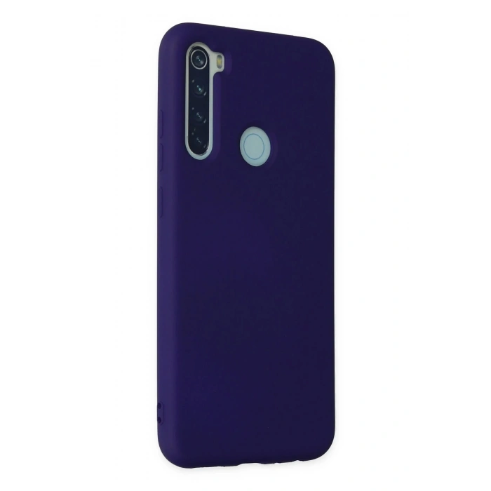 Newface Xiaomi Redmi Note 8 Kılıf Nano içi Kadife Silikon - Mor
