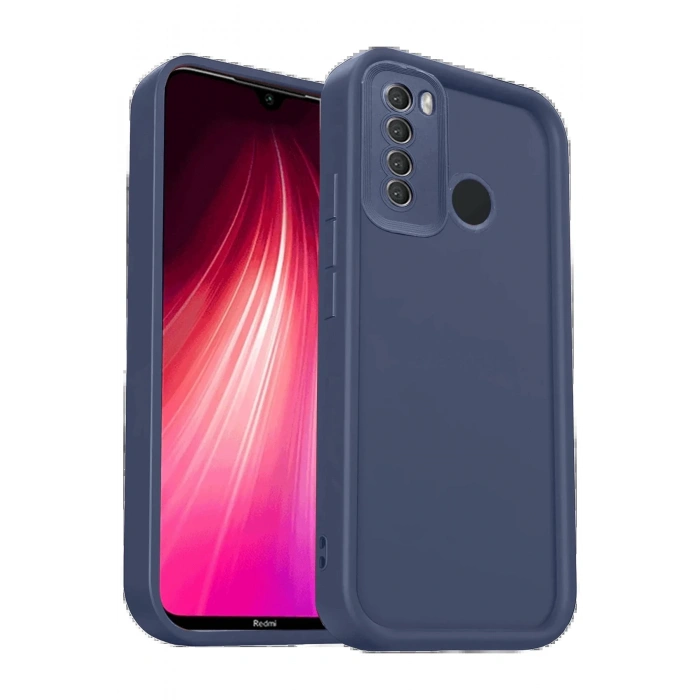 Newface Xiaomi Redmi Note 8 Kılıf Viera Silikon - Lacivert