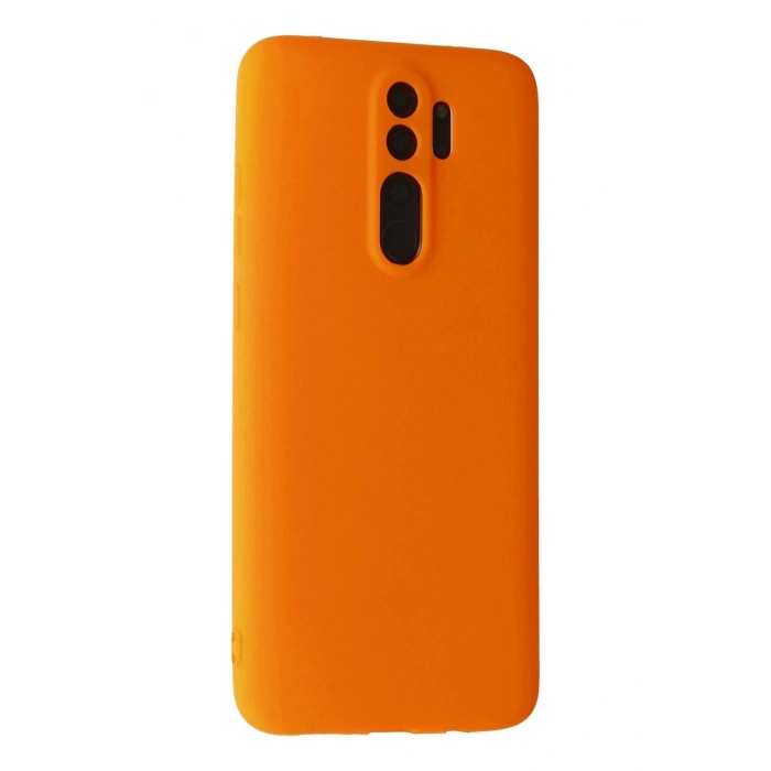 Newface Xiaomi Redmi Note 8 Pro Kılıf First Silikon - Turuncu